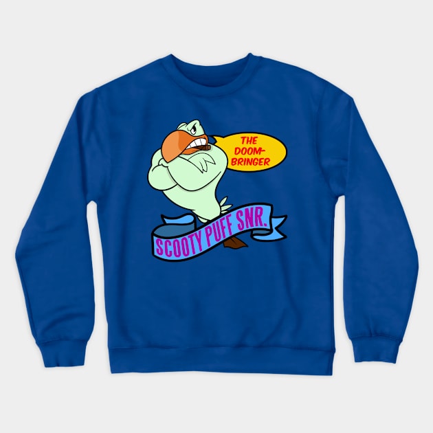 Scooty Puff Sr - The Doom Bringer Crewneck Sweatshirt by Meta Cortex